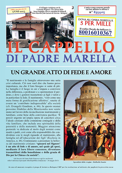Il Cappello di Padre Marella n.2/2015