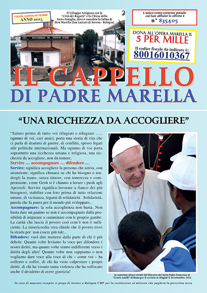 Il Cappello di Padre Marella n.3/2015