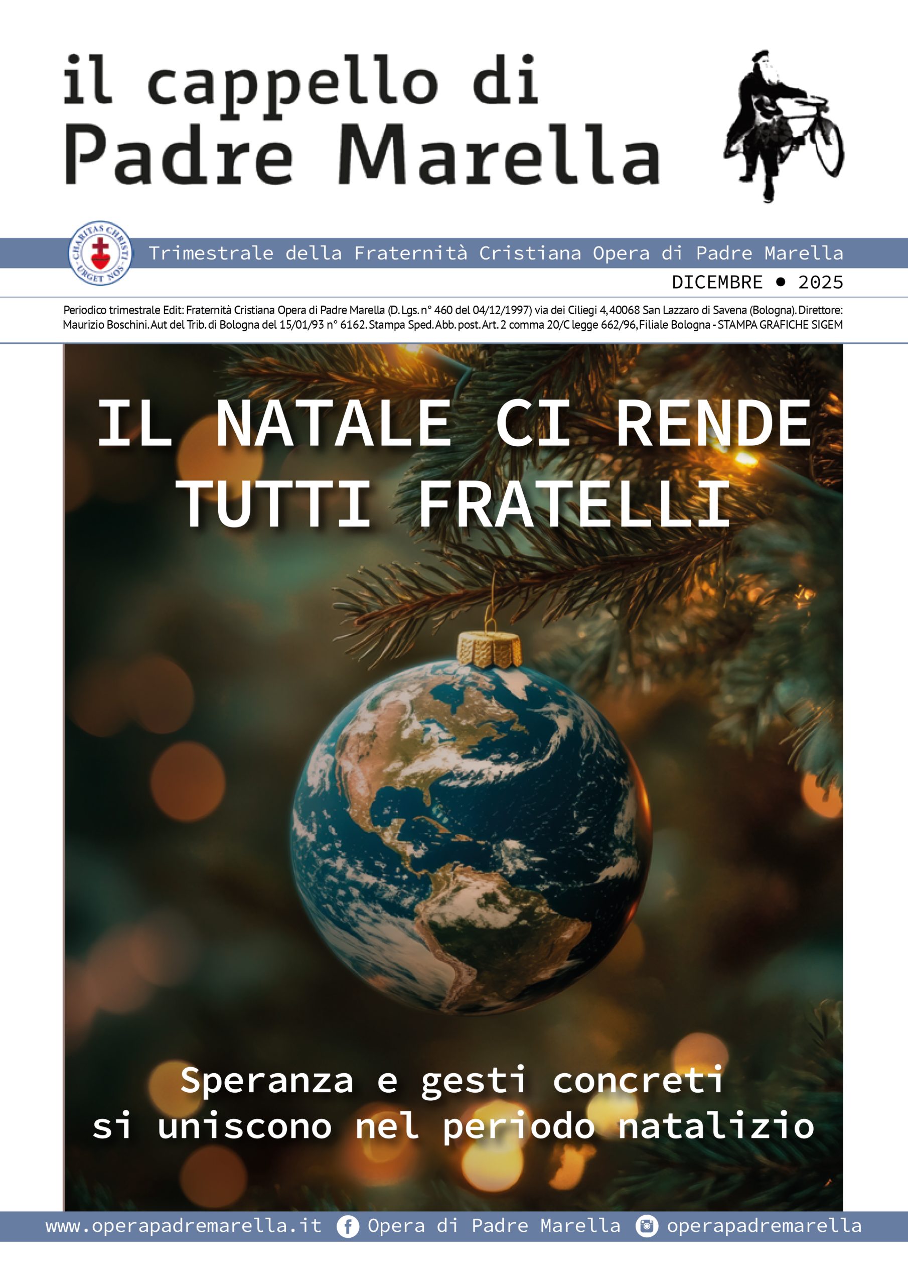 Il cappello di padre Marella n.3 - dicembre 2025